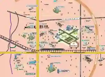 Kumar Prime View Location Map – Hadapsar Pune